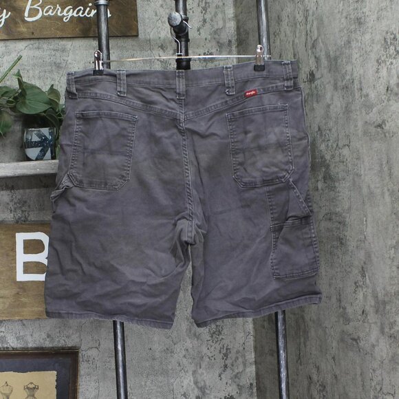 Wrangler Mens Denim Work Shorts Gray 42 - Picture 2 of 7